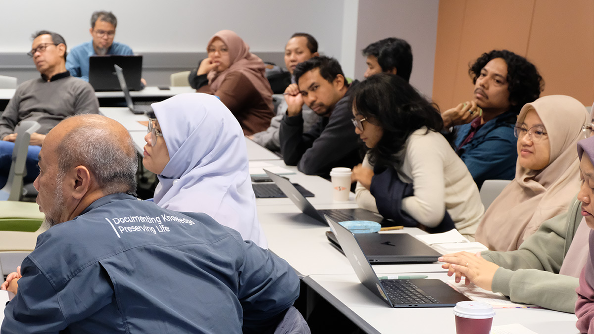 research discussion with Dr Irfan Yulianto 