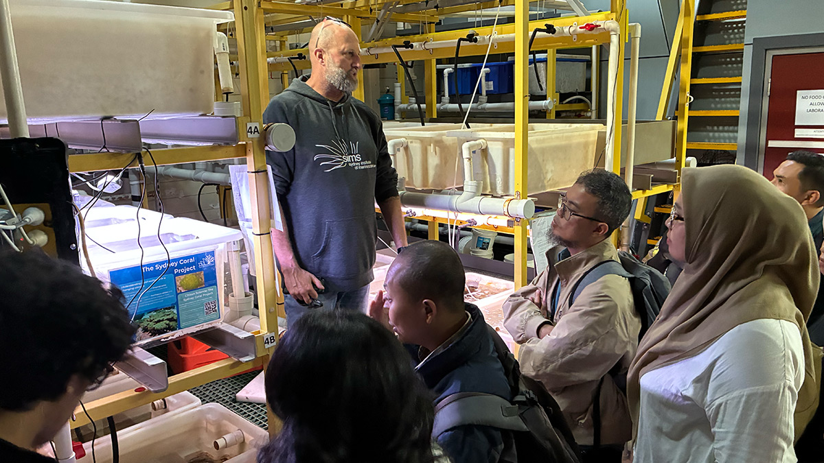 wet lab in Sydney Institute of Marine Science